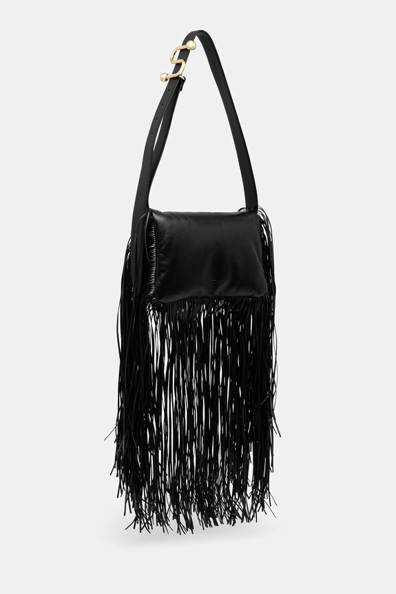 Sportmax geantă de piele STILLA 2522516056600 negru AW25