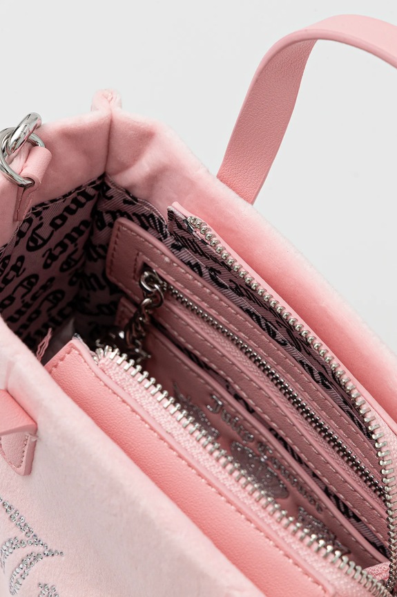 Juicy Couture kézitáska Iris Velvet BIJIR8945WZC rózsaszín
