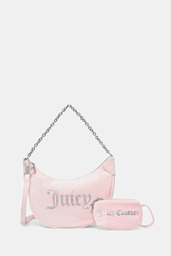 Juicy Couture kézitáska Kimberly textil rózsaszín BIJQL8933WPO