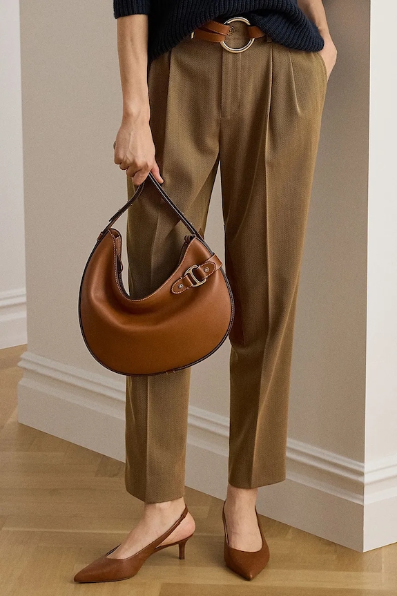 Шкіряна сумочка Lauren Ralph Lauren 431980156