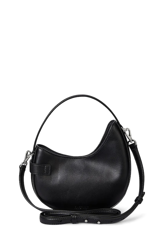 Doplňky Kožená kabelka Lauren Ralph Lauren 431980159 černá