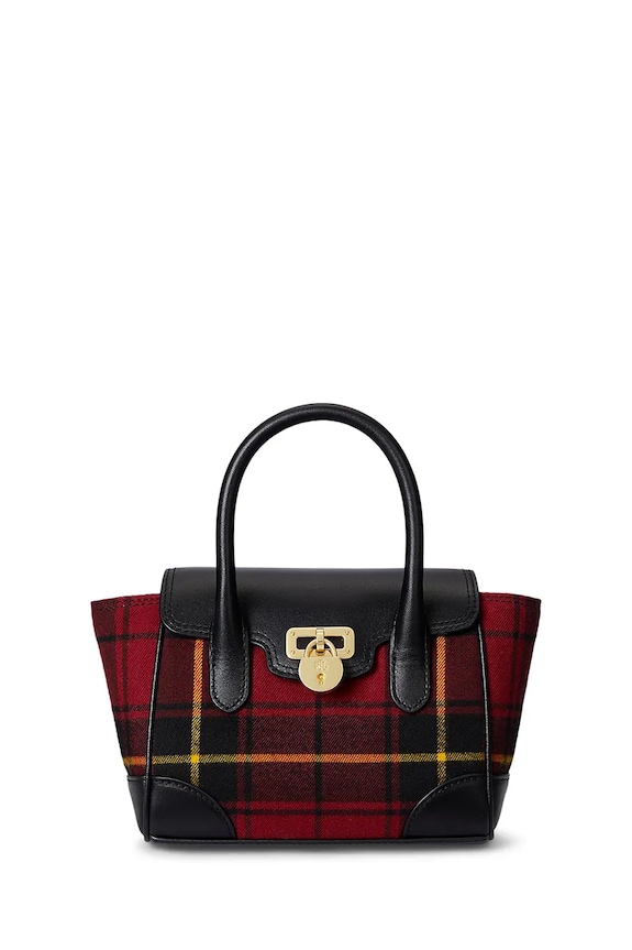 Lauren Ralph Lauren kézitáska textil fekete 431980167