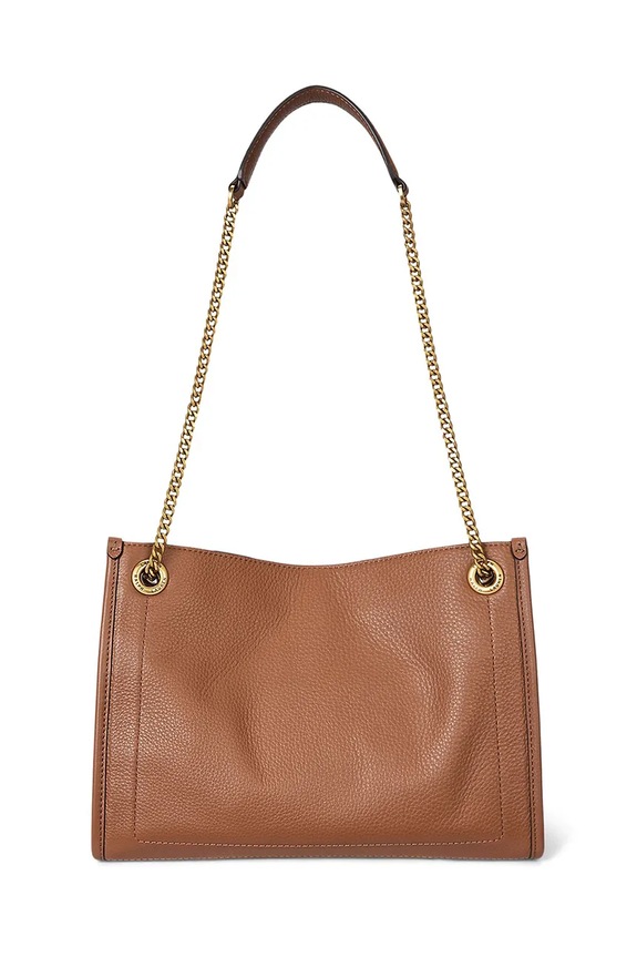 Dodaci Kožna torba Lauren Ralph Lauren 431980173 smeđa