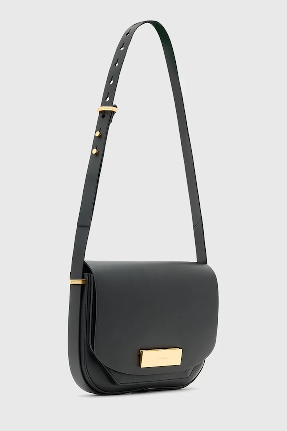 AllSaints borsa a mano in pelle ETTA W295XD nero AW25