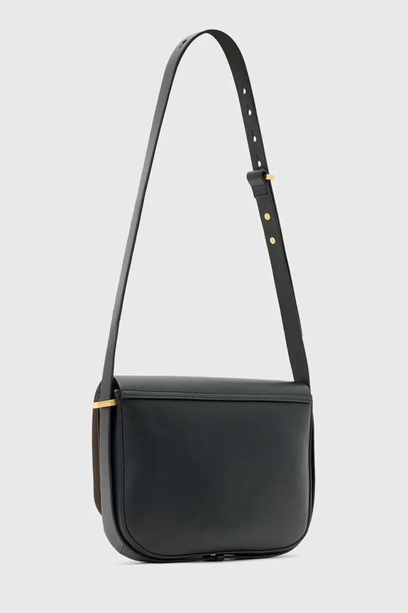 Accessori AllSaints borsa a mano in pelle ETTA W295XD nero