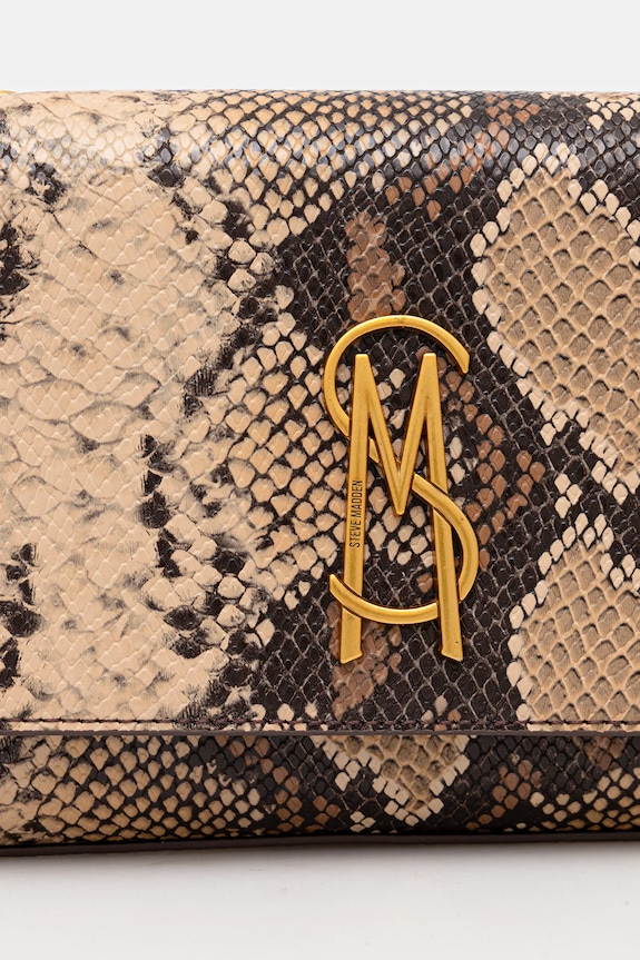 Steve Madden Clutch Γυναικεία από απομίμηση δέρματος Bramone καφέ SM13001312