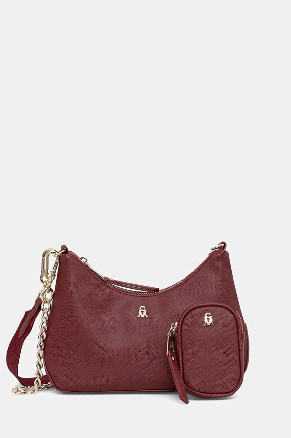 Steve Madden torebka Bsin imitacja skóry licowej czerwony SM13001827