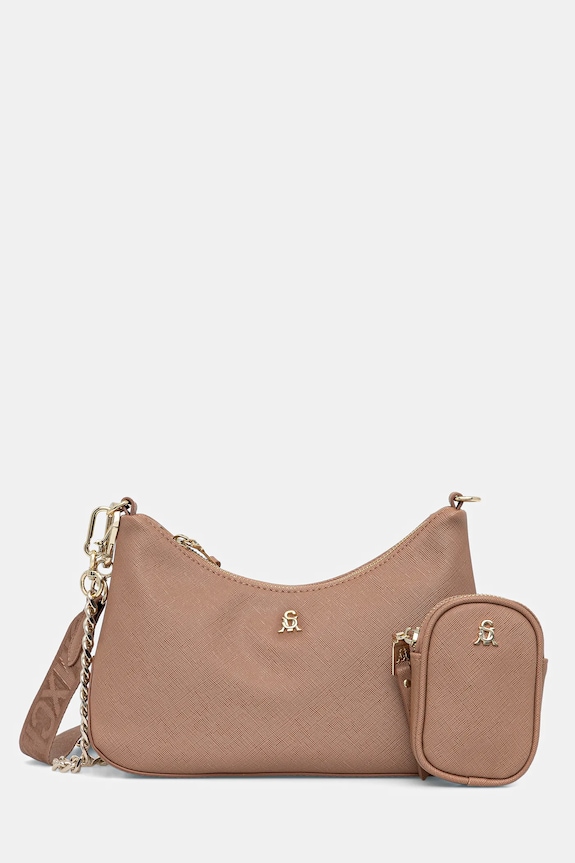 Kabelka Steve Madden Bsin imitácia kože béžová SM13001827