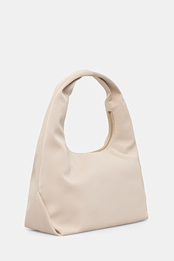 Steve Madden torebka hobo damska z imitacji skóry Biva-V SM13002217 beżowy SS26