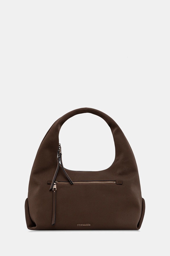 Kabelka Steve Madden Biva-V imitácia kože hnedá SM13002217