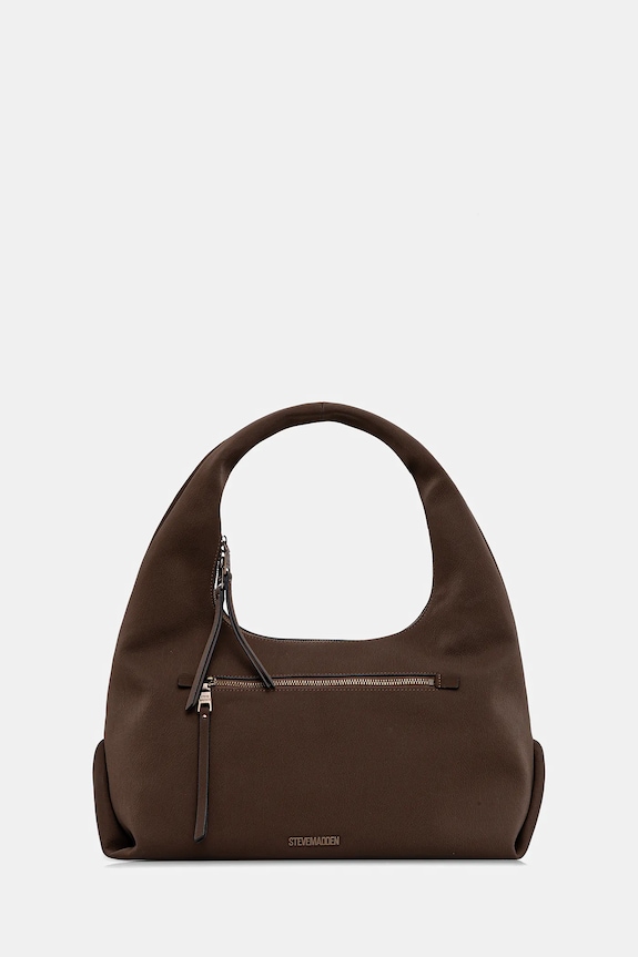Kabelka Steve Madden Biva-V imitácia kože hnedá SM13002217