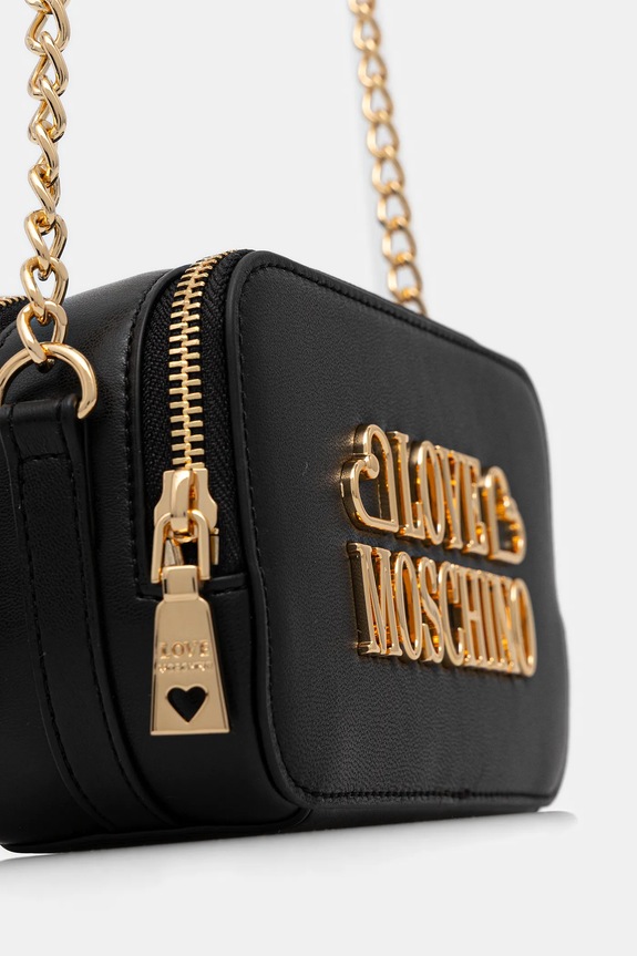 Кожаная сумочка Love Moschino чёрный JC4333PP0NK1300A