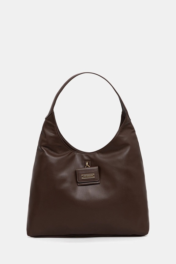 Love Moschino geantă incape in A4 maro JC4393PP0NKN0313