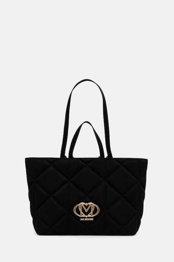 Kabelka Love Moschino jednofarebný čierna JC4397PP0NKE0000