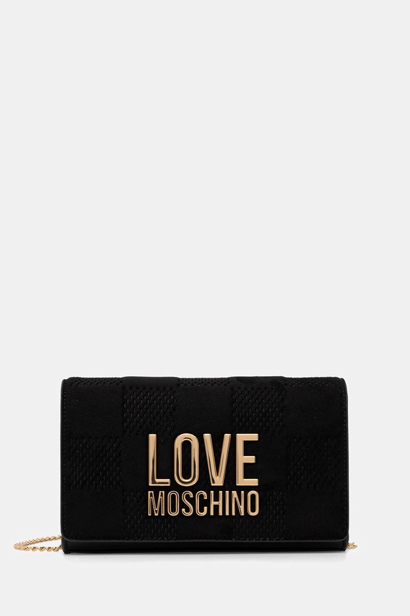 Kabelka Love Moschino imitácia kože čierna JC4127PP0NKB100A