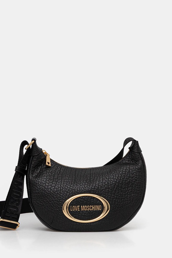 Сумочка Love Moschino аппликация чёрный JC4340PP0NK1400A