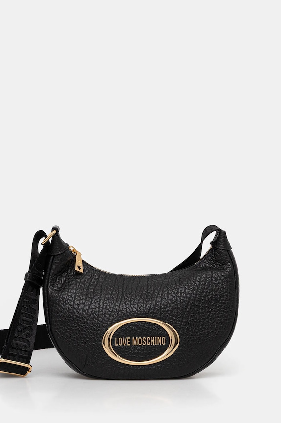 Сумочка Love Moschino аппликация чёрный JC4340PP0NK1400A