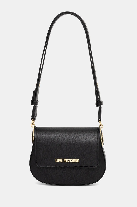 Kabelka Love Moschino jednofarebný čierna JC4374PP0NKF0000