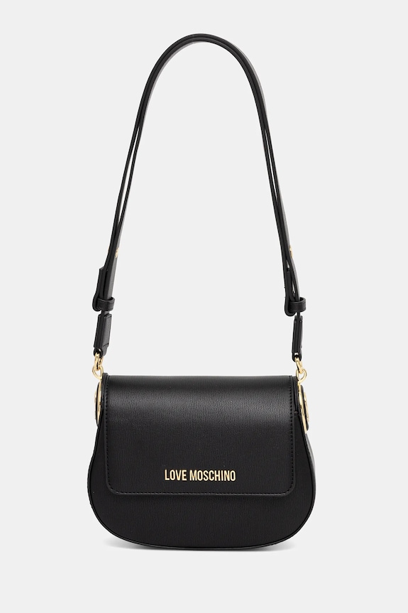 Kabelka Love Moschino jednofarebný čierna JC4374PP0NKF0000
