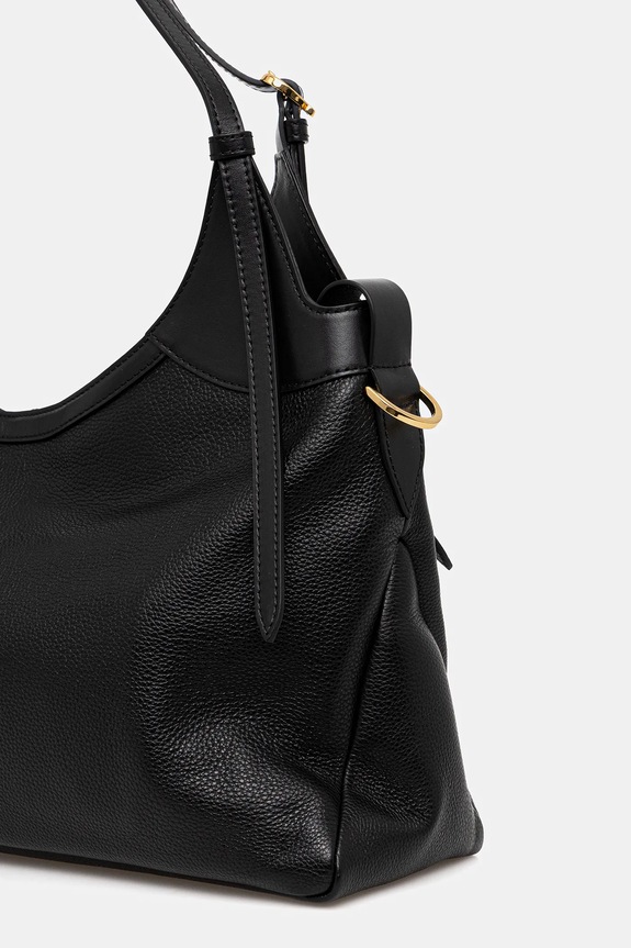 Pollini torebka skórzana czarny PC4400PP0NQA1