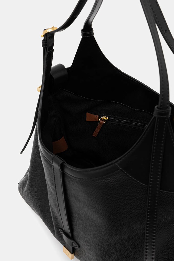 Pollini torebka skórzana PC4400PP0NQA1 czarny