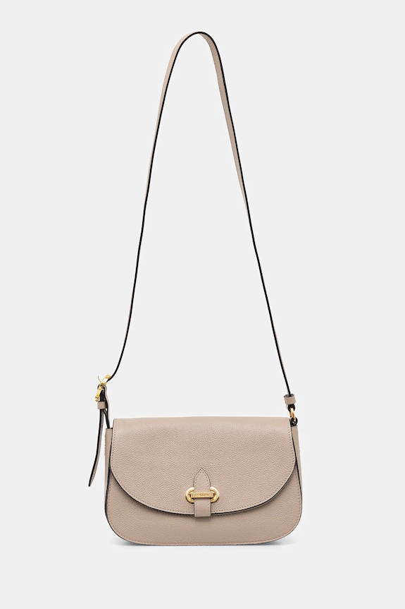 Pollini poșetă de piele uni bej PC4404PP0NQC0