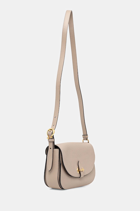 Pollini poșetă de piele PC4404PP0NQC0 bej AW25