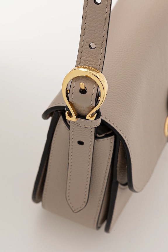 Pollini poșetă de piele bej PC4404PP0NQC0