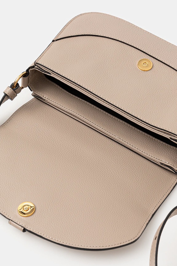 Pollini poșetă de piele PC4404PP0NQC0 bej
