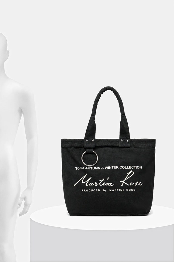 Martine Rose cotton handbag Bondage Tote Bag 1207WP22414