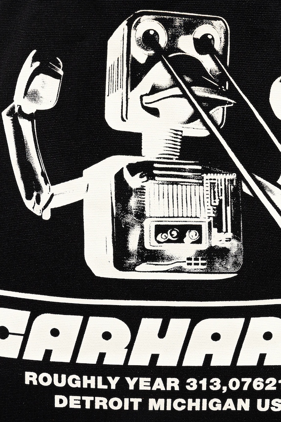 Carhartt WIP torebka bawełniana Canvas Graphic Tote czarny I033975.3ETXX