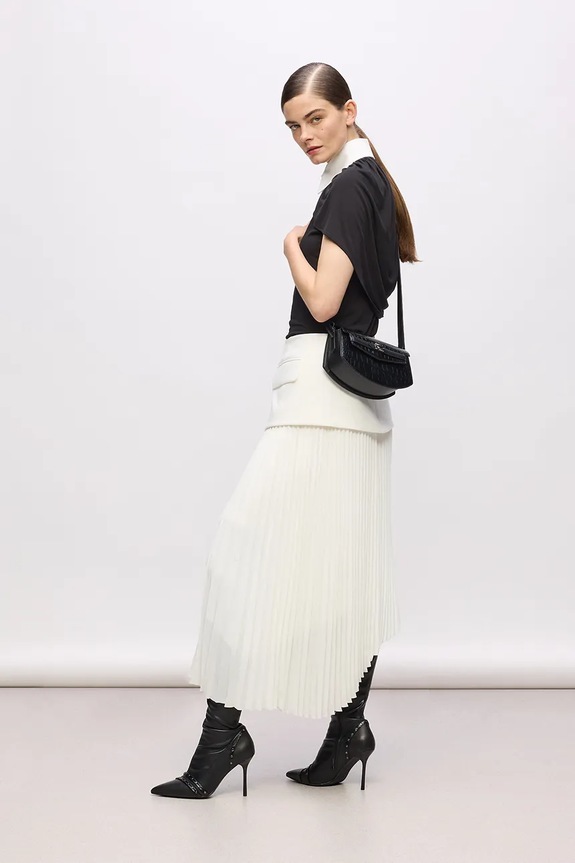 Шкіряна сумочка Karl Lagerfeld Karl Lagerfeld Studio A4W30135 чорний