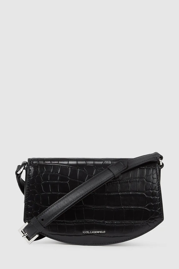 Шкіряна сумочка Karl Lagerfeld Karl Lagerfeld Studio A4W30135 чорний AW25