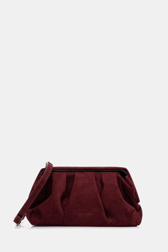 Kabelka Themoire imitácia semišu burgundské TMFW25AFSUE120