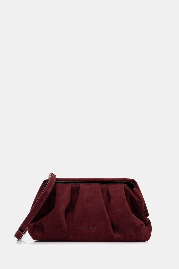 Kabelka Themoire imitácia semišu burgundské TMFW25AFSUE120