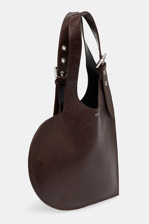 Coperni leather handbag Belt Heart Tote COPBA112F6064 brown AW25