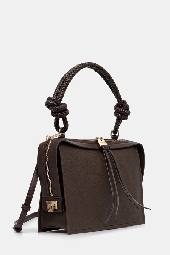 Steve Madden Tote bag de damă cu imitație de piele Bamren SM13002305 maro SS26