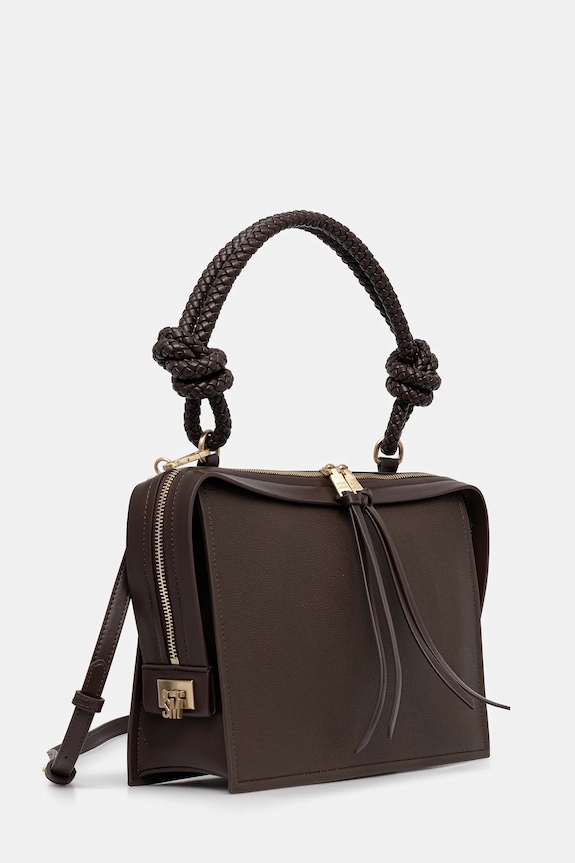 Steve Madden Tote bag de damă cu imitație de piele Bamren SM13002305 maro SS26