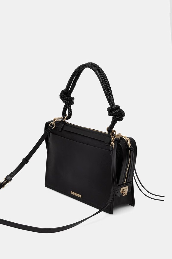 Αξεσουάρ Steve Madden Tote γυναικεία από απομίμηση δέρματος Bamren SM13002305 μαύρο