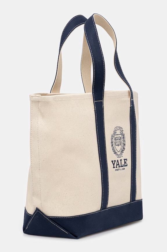 Сумочка Sporty & Rich Yale Crest Tote BA006611677BE23 бежевий AW25