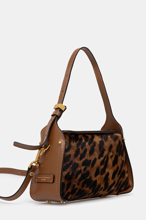 Kožená kabelka Gianni Chiarini Penelope BS.11869 hnedá AW25