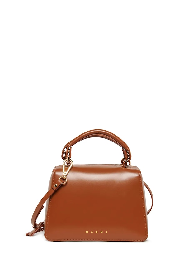 Marni torebka dziecięca MW103F SCHOOL BAG BAGS nie mieści A4 brązowy M01608