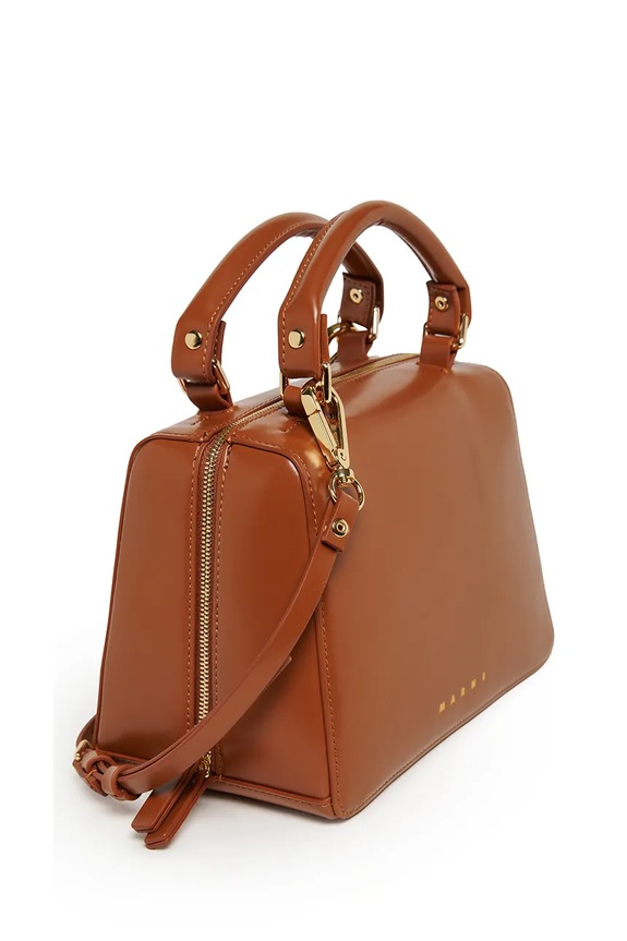 Dziewczynka Marni torebka dziecięca MW103F SCHOOL BAG BAGS M01608 brązowy