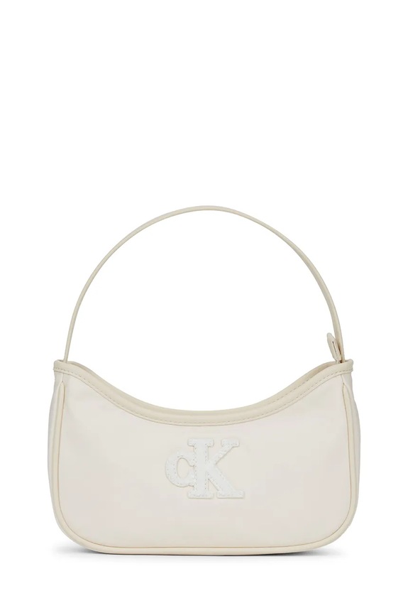Παιδική βαμβακερή τσάντα Calvin Klein Jeans υφασμάτινο μπεζ IU0IU00684.9BYA