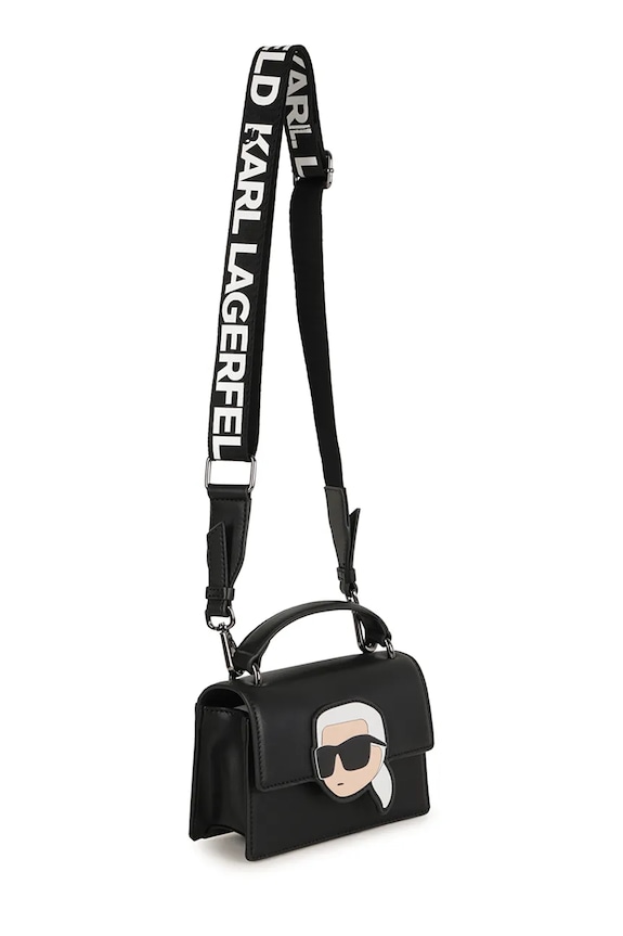 Dievča Detská kabelka Karl Lagerfeld Z31024 čierna