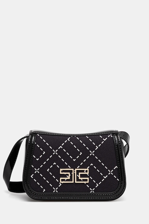 Elisabetta Franchi gyerek táska textil fekete EFBO108.C.GA023
