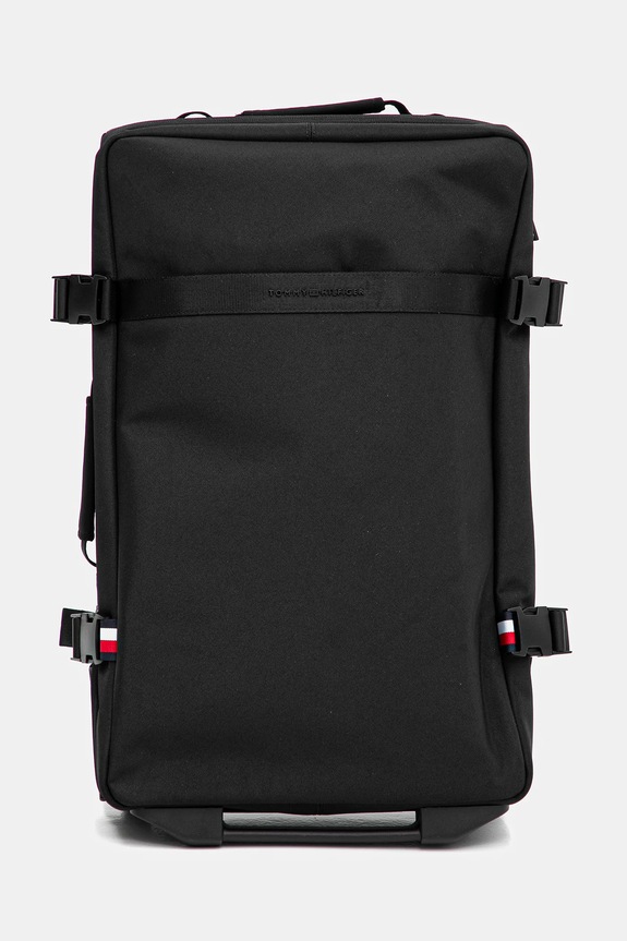 Kovček Tommy Hilfiger Tekstil črna AM0AM13474