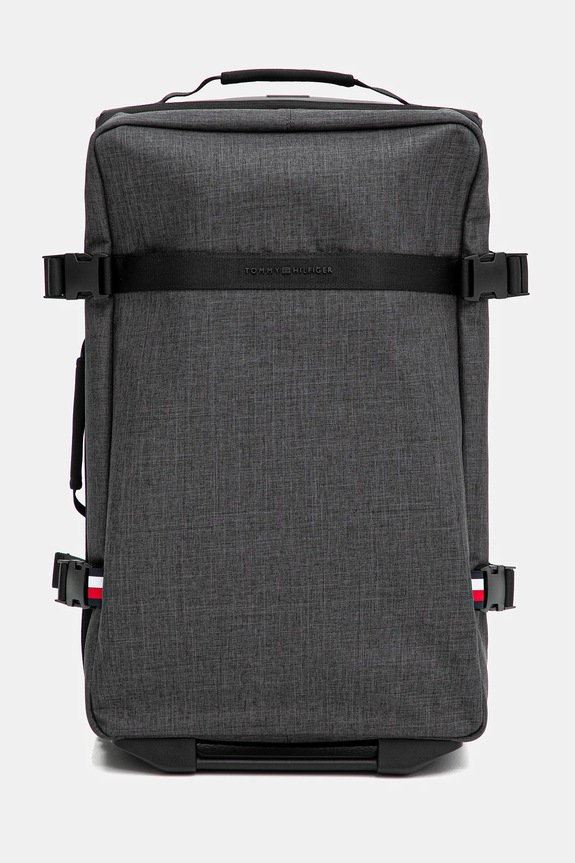 Tommy Hilfiger walizka 20 x 55 x 35 mieści A4 szary AM0AM13554