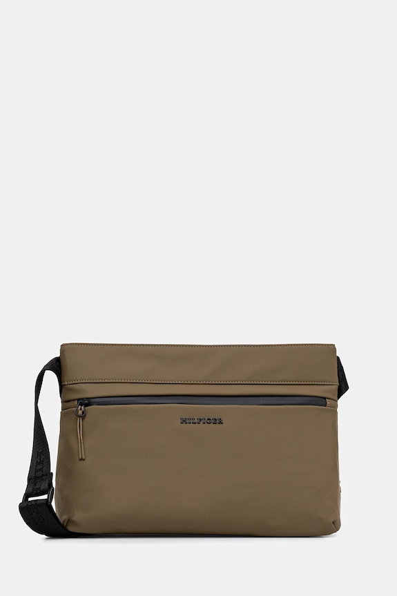 Malá taška Tommy Hilfiger jednofarebný zelená AM0AM13545
