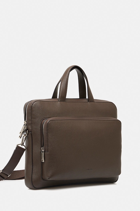 Taška Calvin Klein 35 x 27,5 x 4 cm LV04D3012G hnedá AW25
